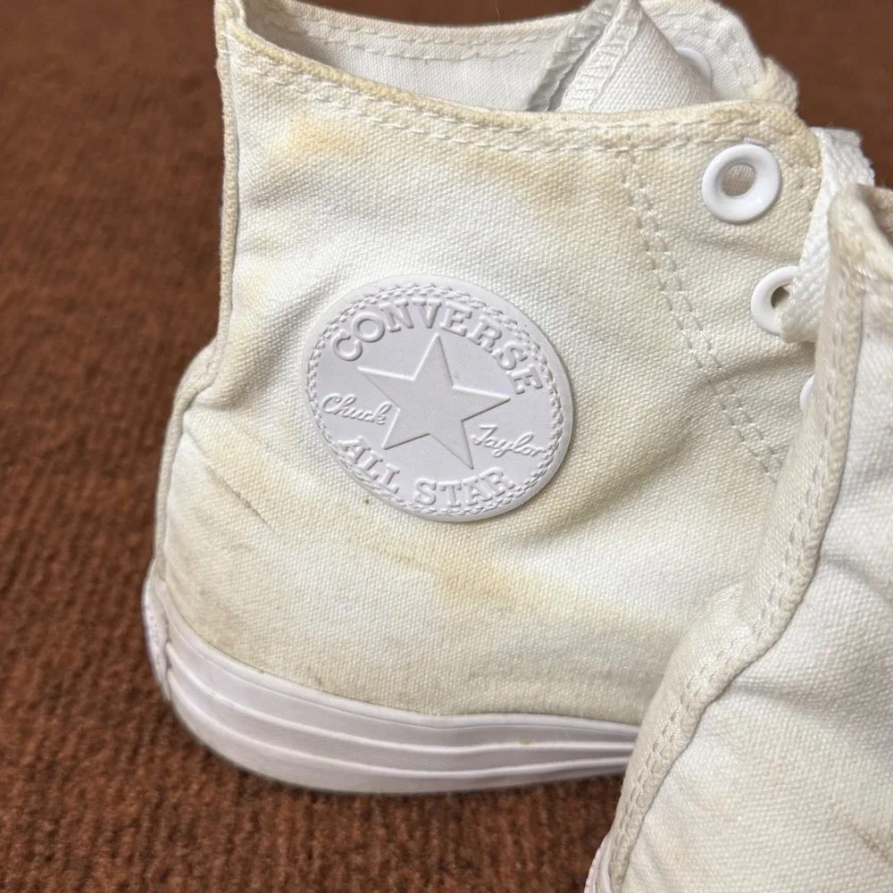 Converse Chuck Taylor All Star High Top White Monochrome 1U646F Mens 9 Womens 11 - Picture 5 of 12